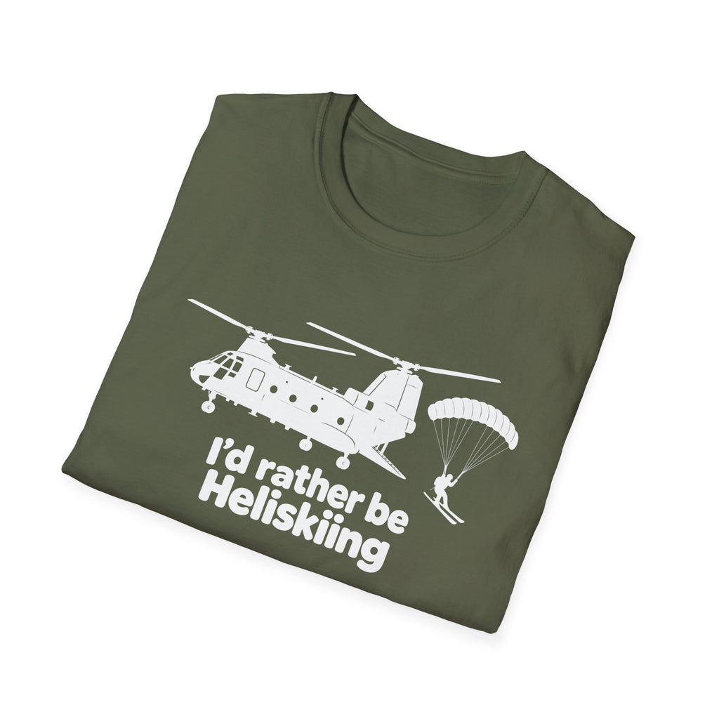 Id Rather Be Heliskiing - Classic Tee