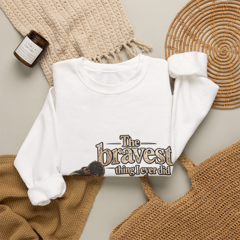 The Bravest Thing I Ever Did Was Keep Living - Crewneck Sweatshirt