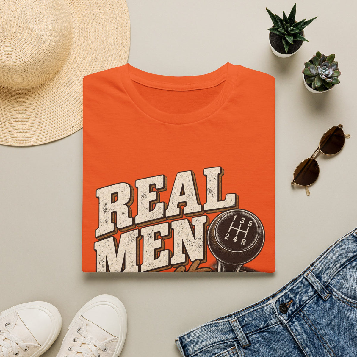 Real Men Shift - Classic Tee
