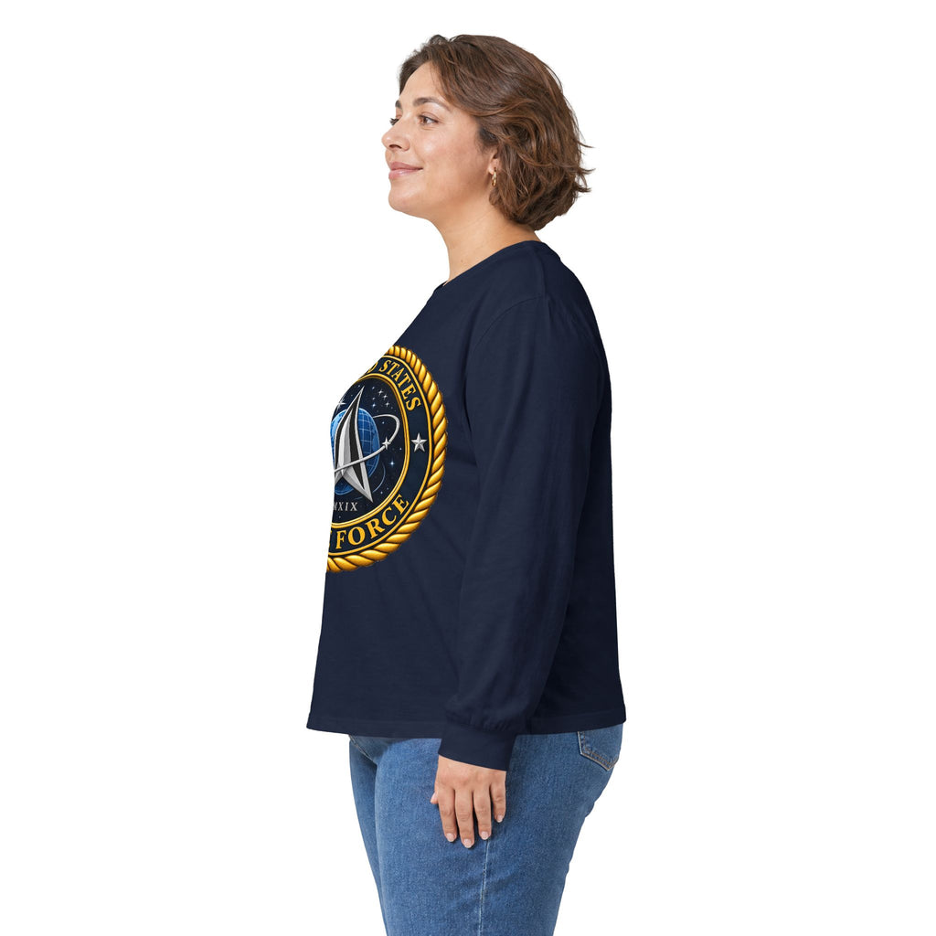 U.S. Space Force Emblem - Unisex Ultra Cotton Long Sleeve Tee