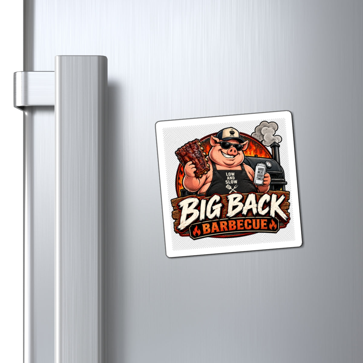 Big Back Barbecue - Magnet