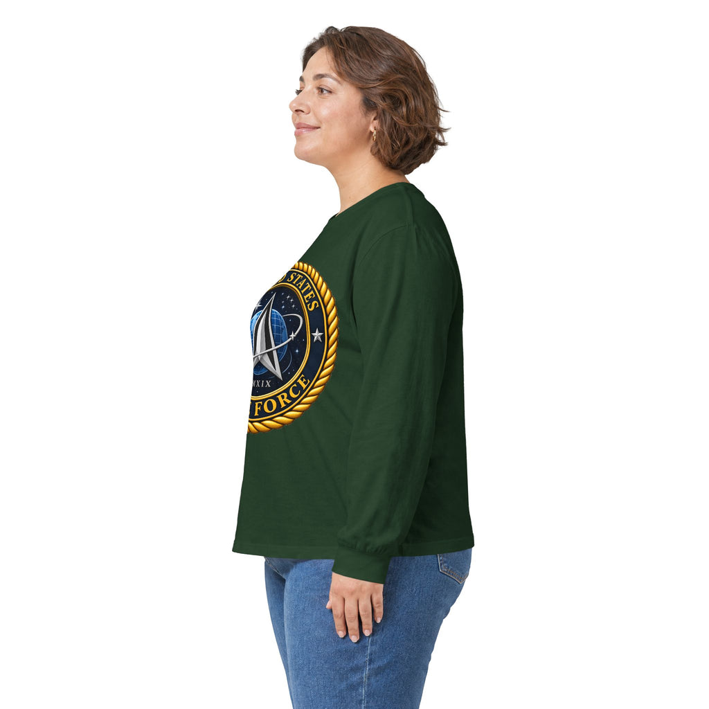 U.S. Space Force Emblem - Unisex Ultra Cotton Long Sleeve Tee