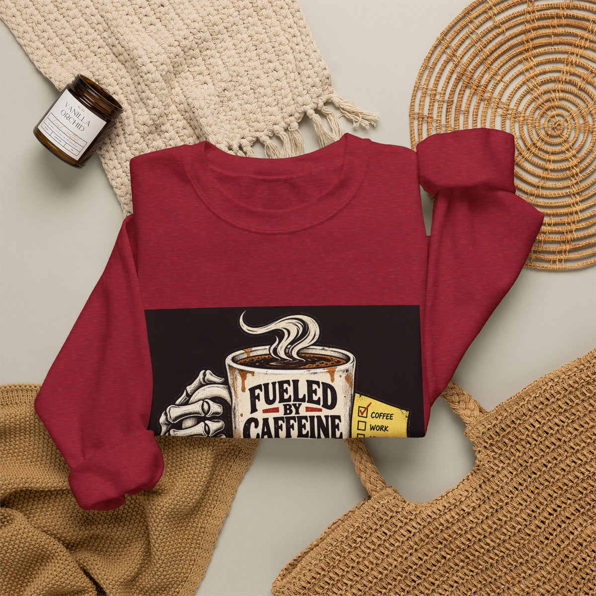 Fueled by Caffeine - Crewneck Sweatshirt