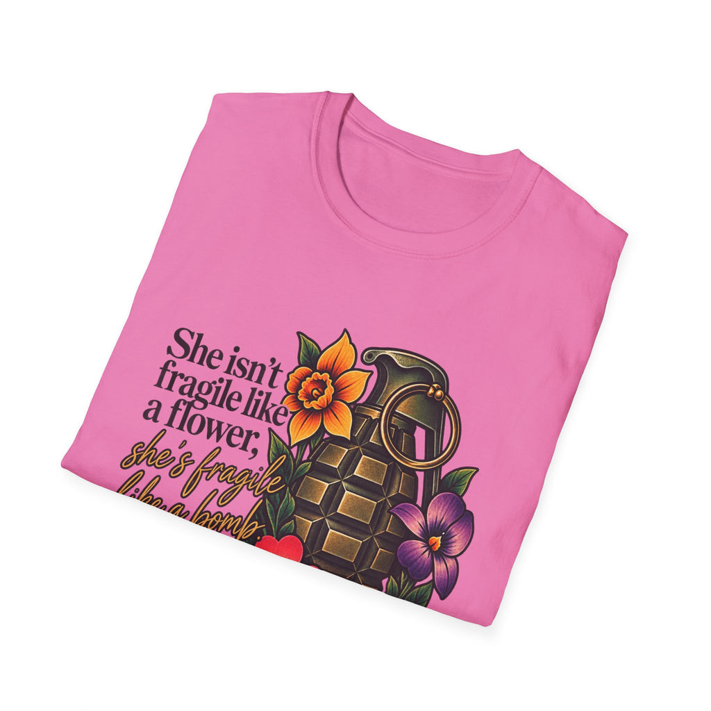 Fragile Like a Bomb - Floral Grenade - Classic Tee