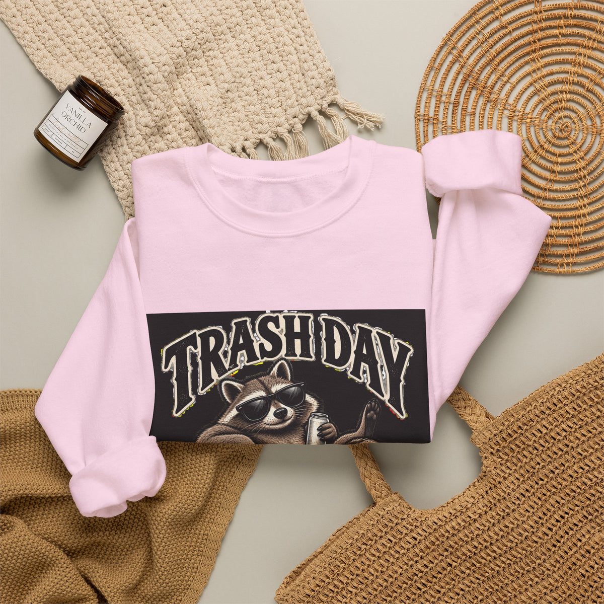 Trash Day Rest Day - Crewneck Sweatshirt