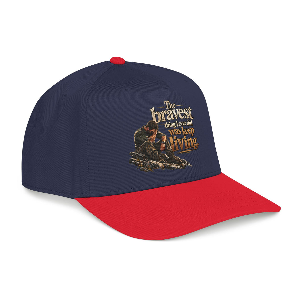 The Bravest Thing I Ever Did Was Keep Living - OTTO Baseball Hat