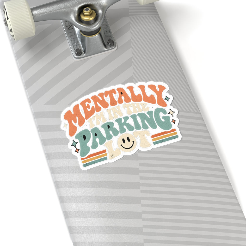 Secretly Plotting Dark Parking - Kiss-Cut Sticker