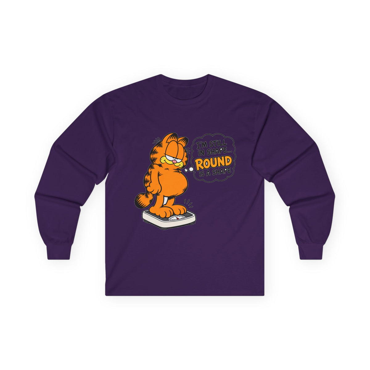 Round Shape Garfield - Unisex Ultra Cotton Long Sleeve Tee