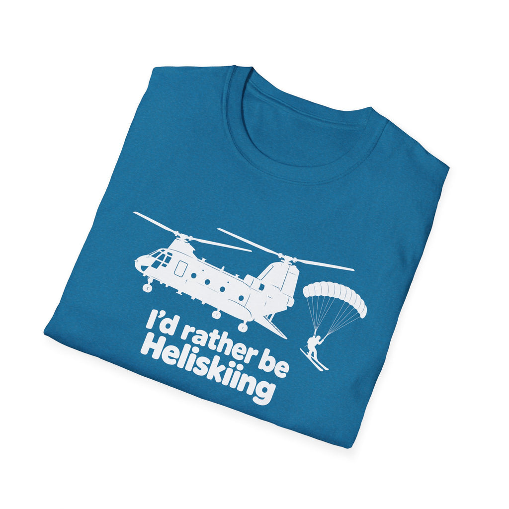 Id Rather Be Heliskiing - Classic Tee