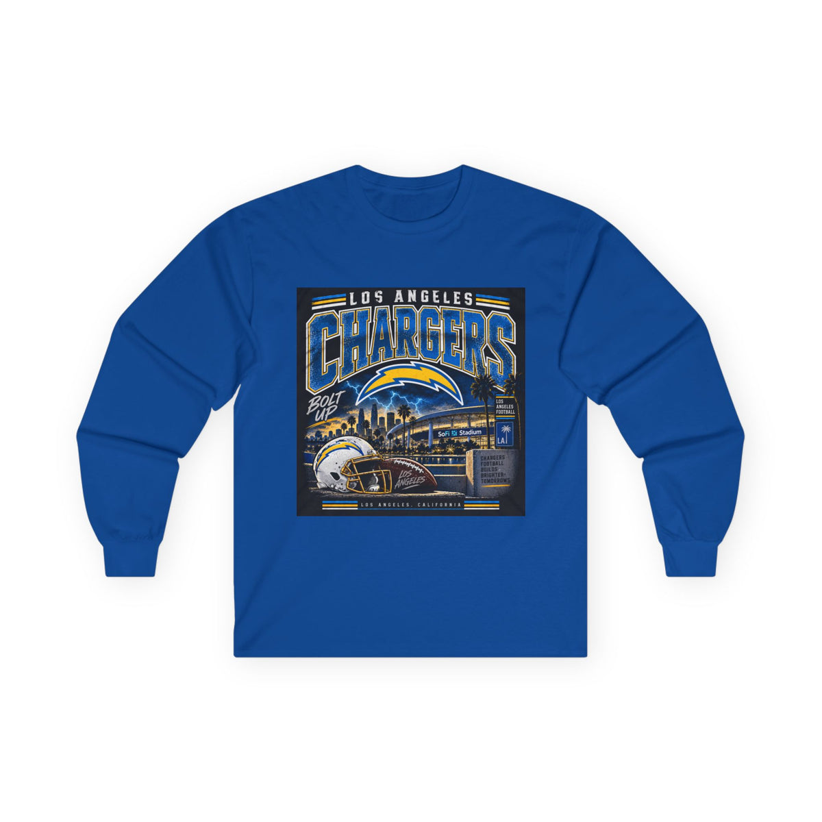 Los Angeles Chargers Bolt Up - Unisex Ultra Cotton Long Sleeve Tee