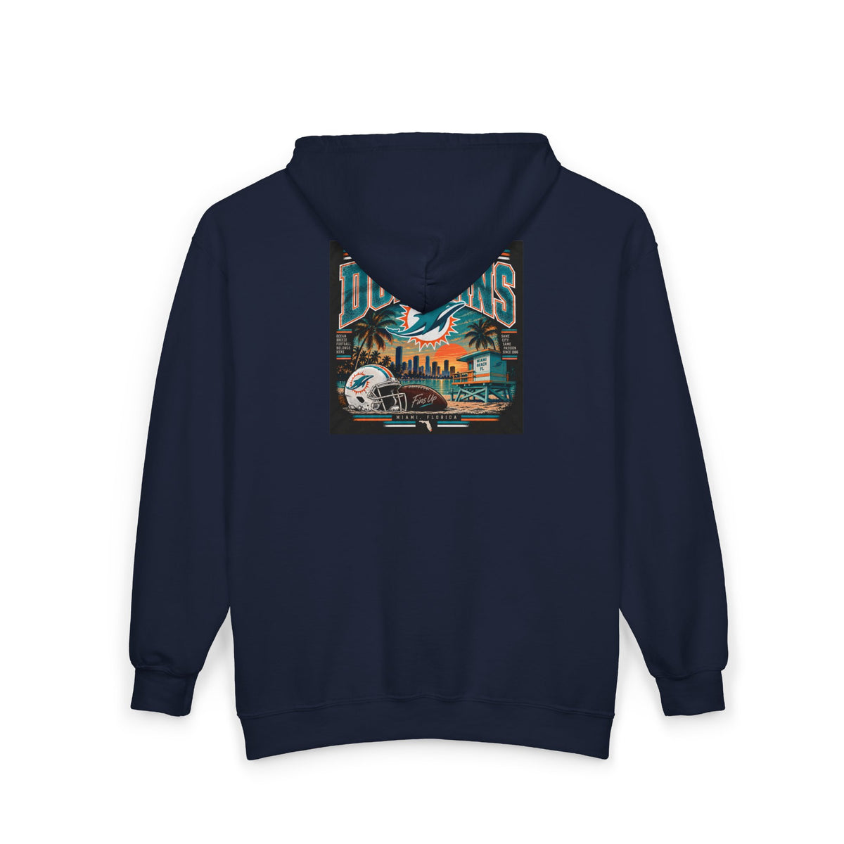 Miami Dolphins - Full-Zip Hooded Sweatshirt