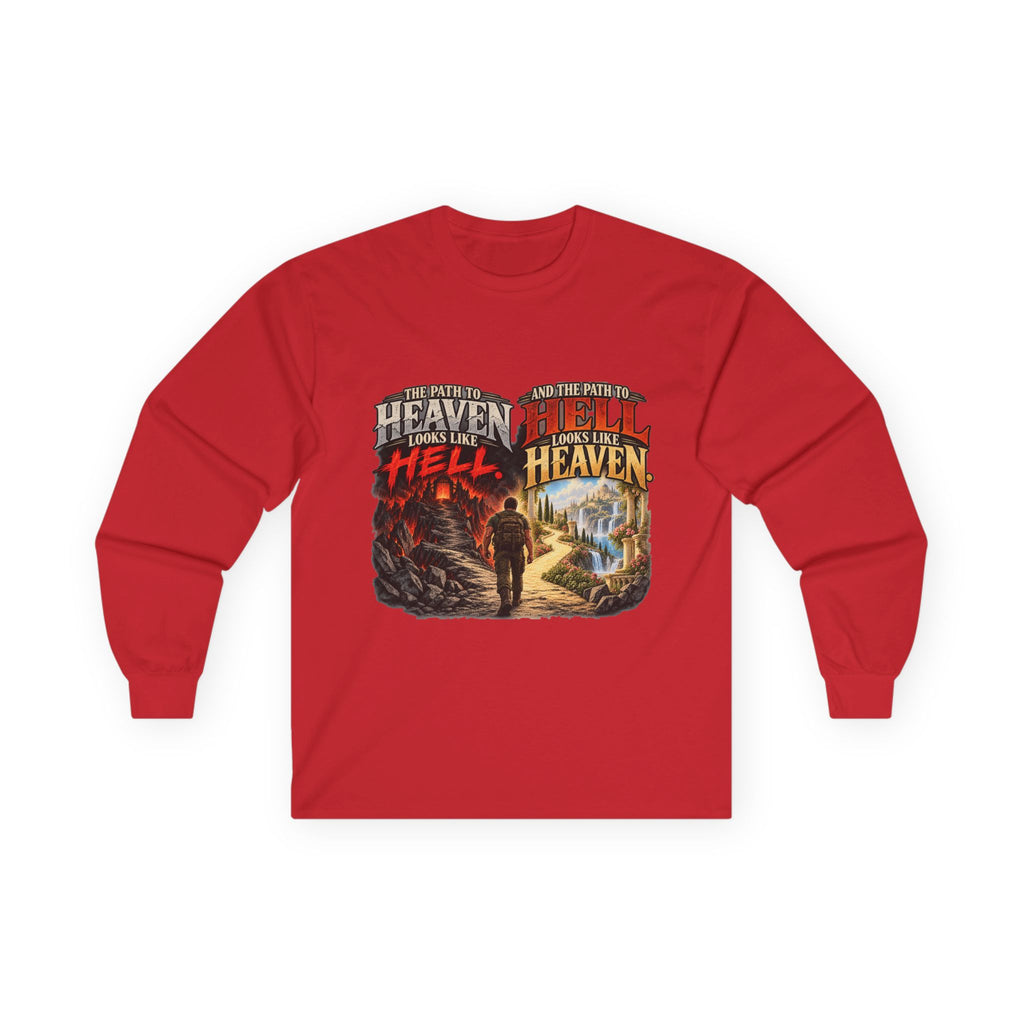 Path To Heaven Path To Hell - Unisex Ultra Cotton Long Sleeve Tee