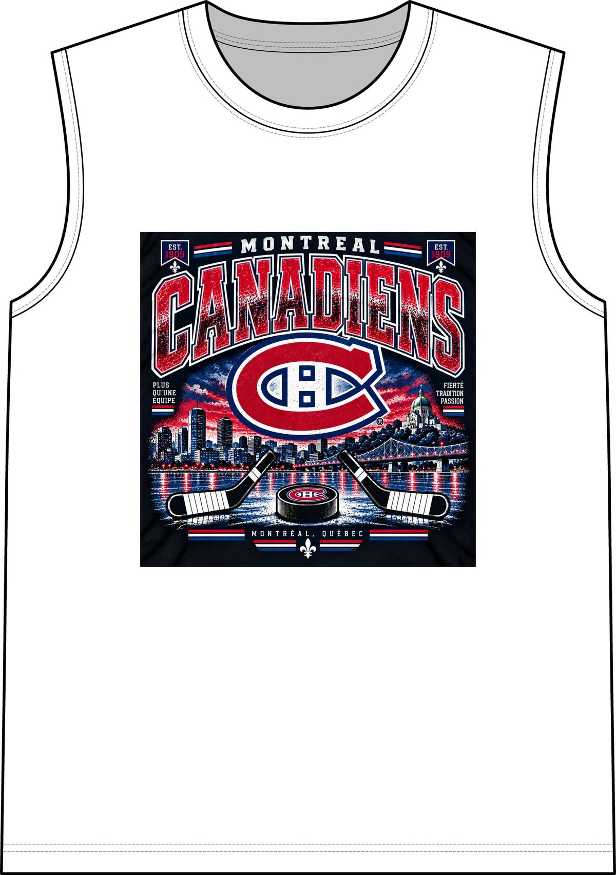 Montreal Canadiens Skyline - Classic Tank