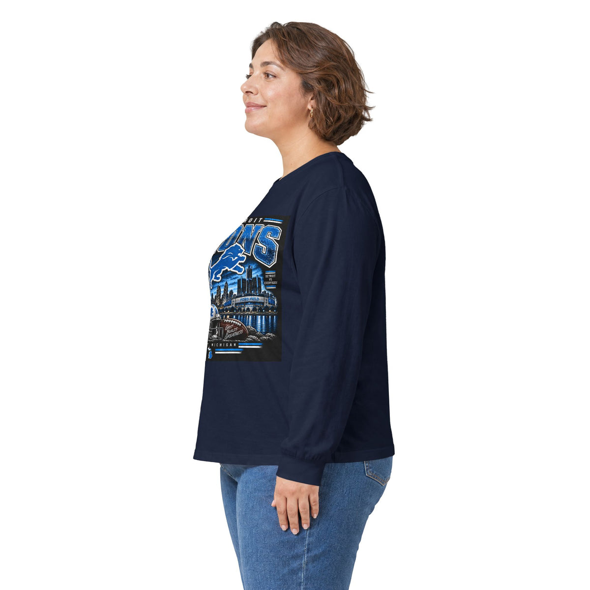 Detroit Lions Grit - Unisex Ultra Cotton Long Sleeve Tee