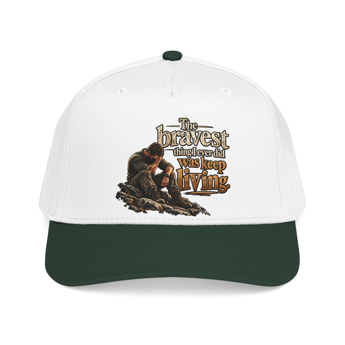 The Bravest Thing I Ever Did Was Keep Living - OTTO Baseball Hat