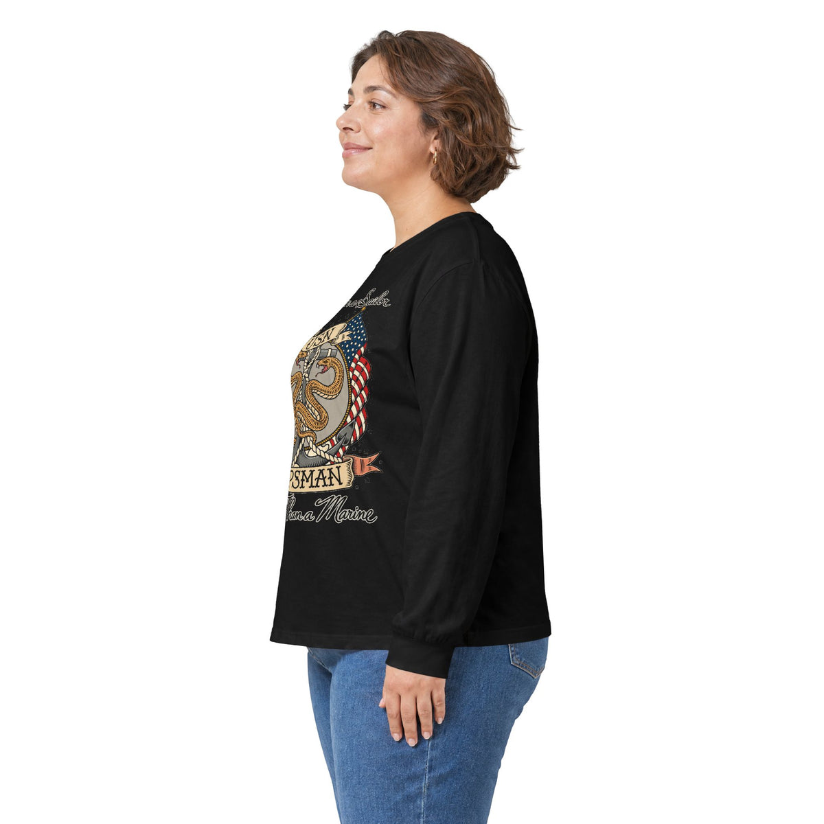 Corpsman Pride Crest - Unisex Ultra Cotton Long Sleeve Tee