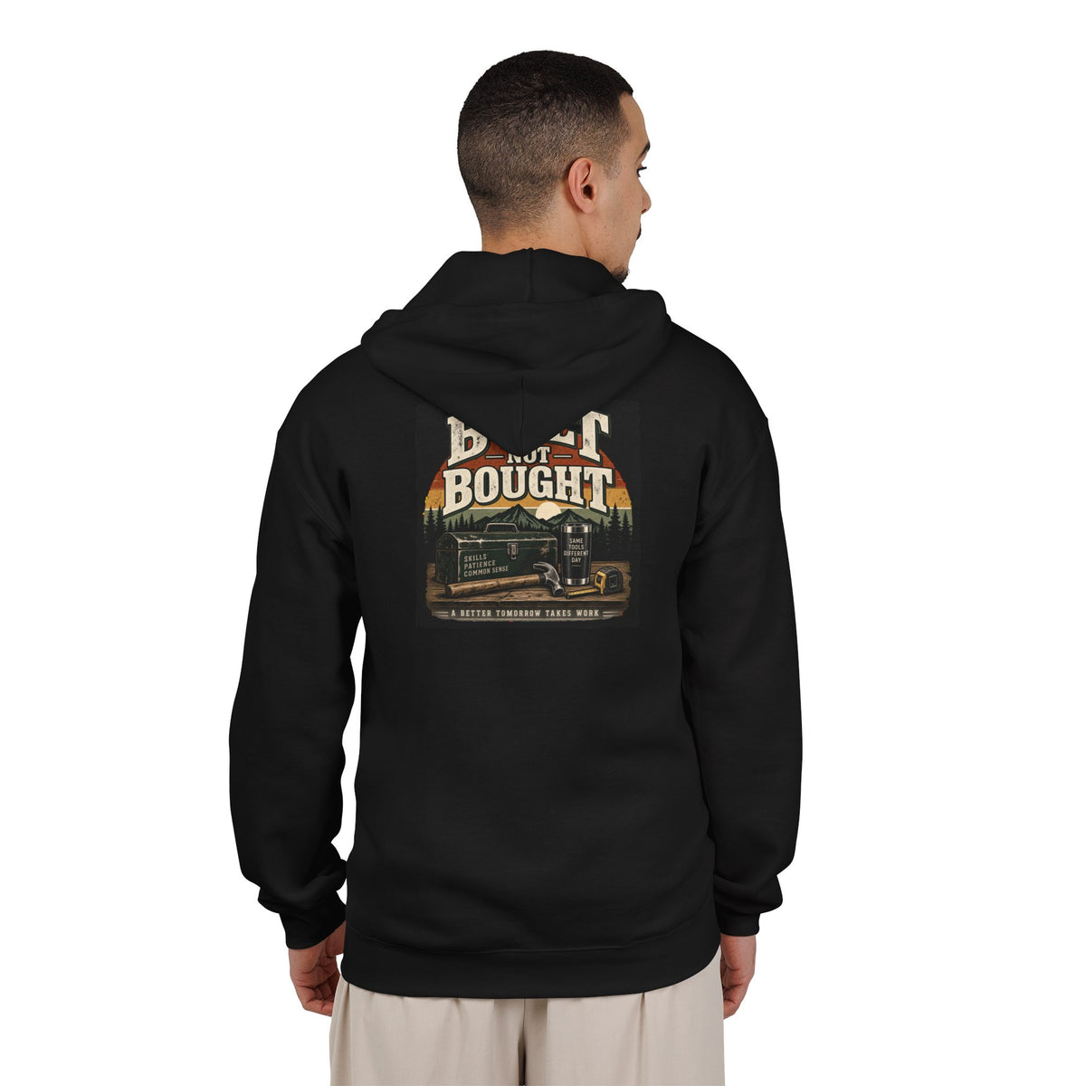 Built Not Bought - Full-Zip Hooded Sweatshirt