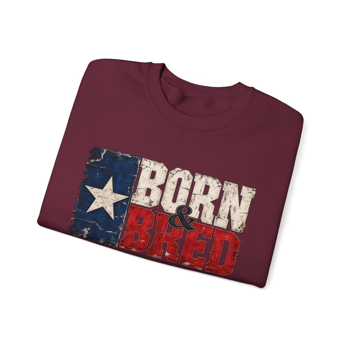 Texas Born and Bred - Crewneck Sweatshirt