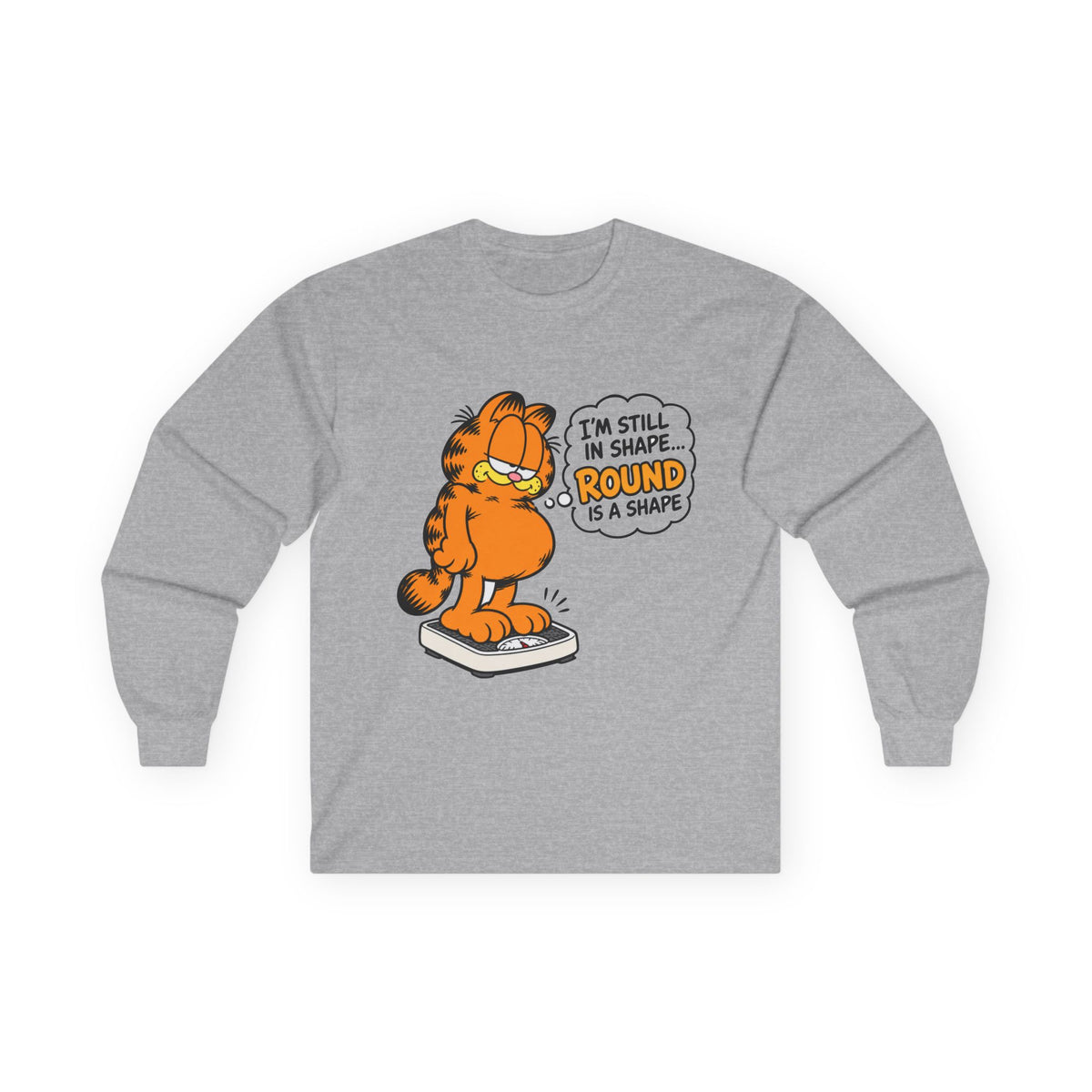 Round Shape Garfield - Unisex Ultra Cotton Long Sleeve Tee