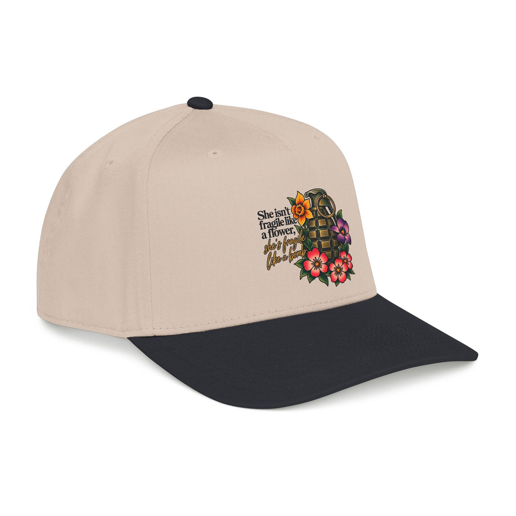 Fragile Like a Bomb - Floral Grenade - OTTO Baseball Hat