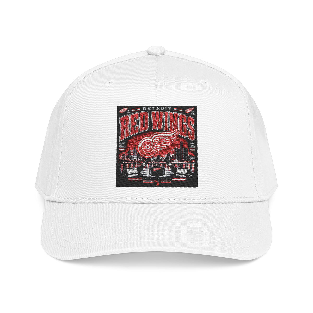 Detroit Red Wings Hockey Skyline - OTTO Baseball Hat