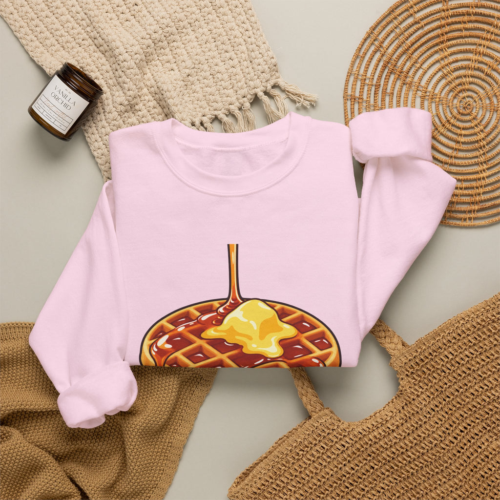 Cartoon Waffles - Crewneck Sweatshirt