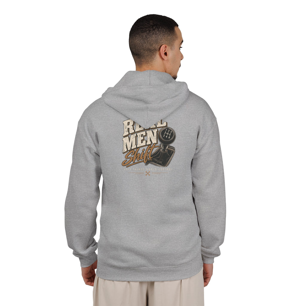Real Men Shift - Full-Zip Hooded Sweatshirt