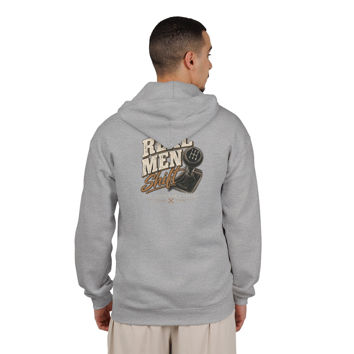 Real Men Shift - Full-Zip Hooded Sweatshirt
