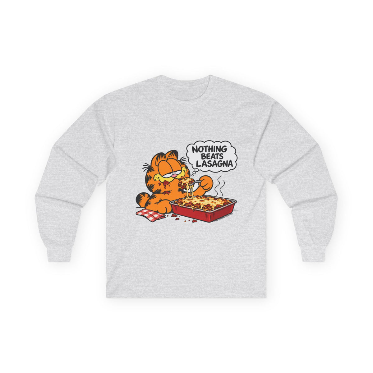 Nothing Beats Lasagna - Unisex Ultra Cotton Long Sleeve Tee
