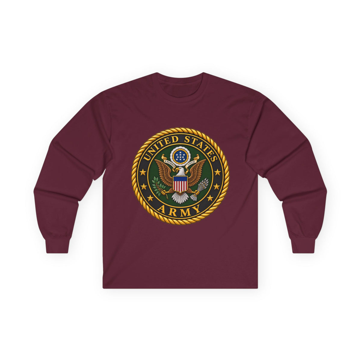 U.S. Army Emblem - Unisex Ultra Cotton Long Sleeve Tee
