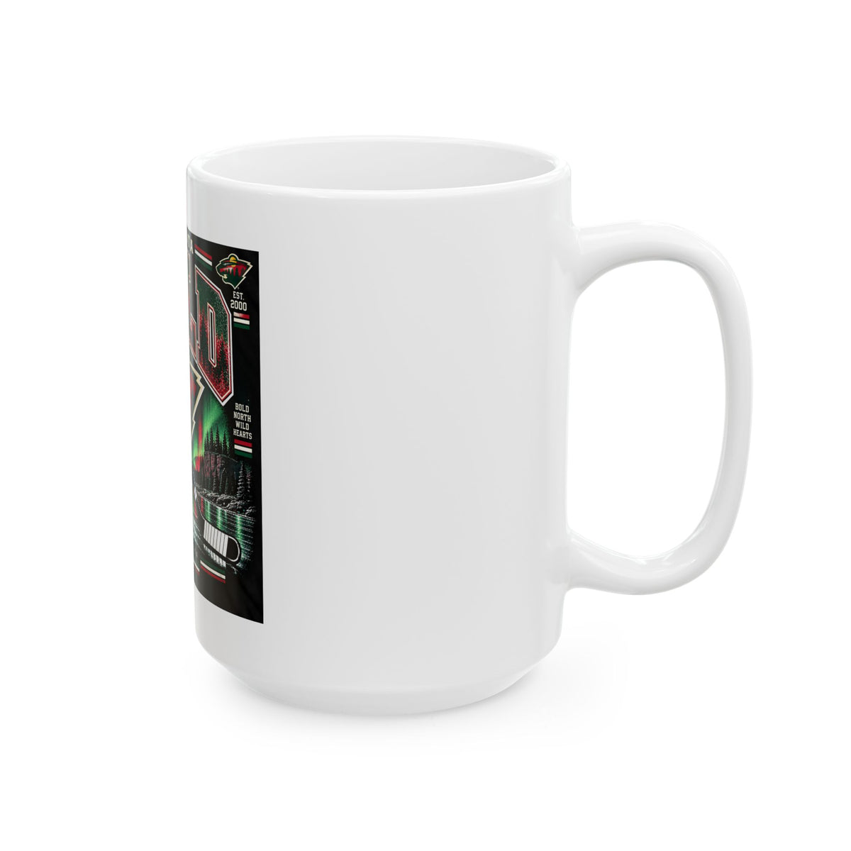 Wild North Hockey Tee - Ceramic Mug 11oz and 15oz