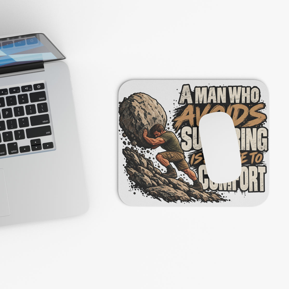 A Man Who Avoids Suffering - Mouse Pad