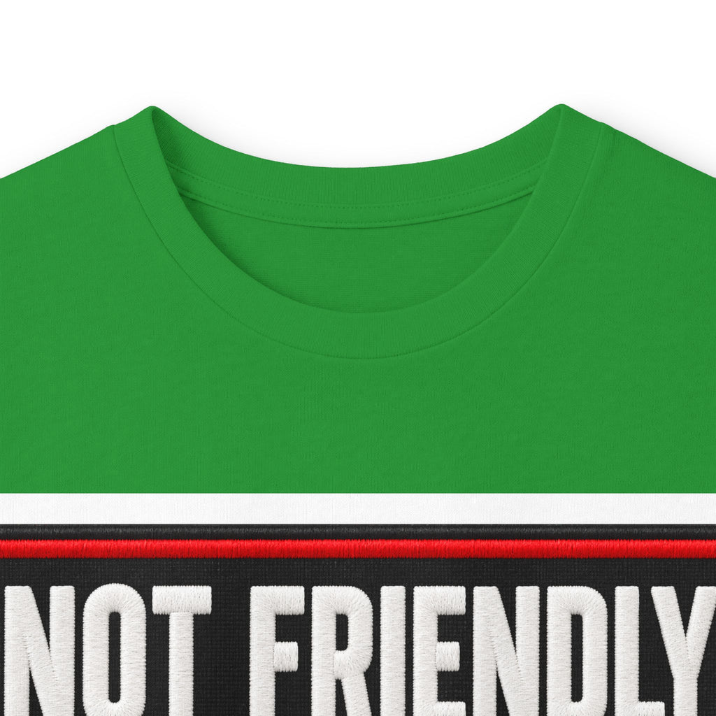 Not Friendly - Service Dog Patch - Unisex Ultra Cotton Long Sleeve Tee