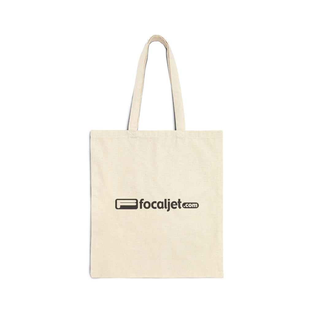 FocalJet Black Logo COM Inline - Canvas Tote
