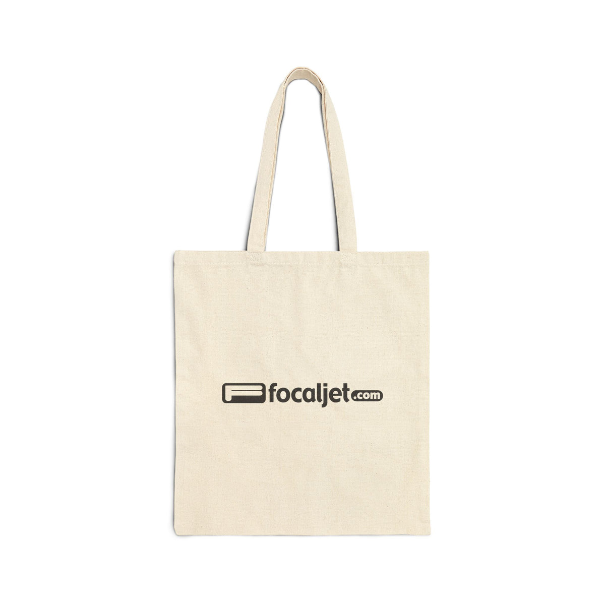 FocalJet Black Logo COM Inline - Canvas Tote