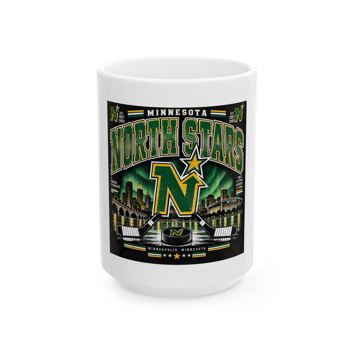 Minnesota North Stars - Ceramic Mug 11oz and 15oz