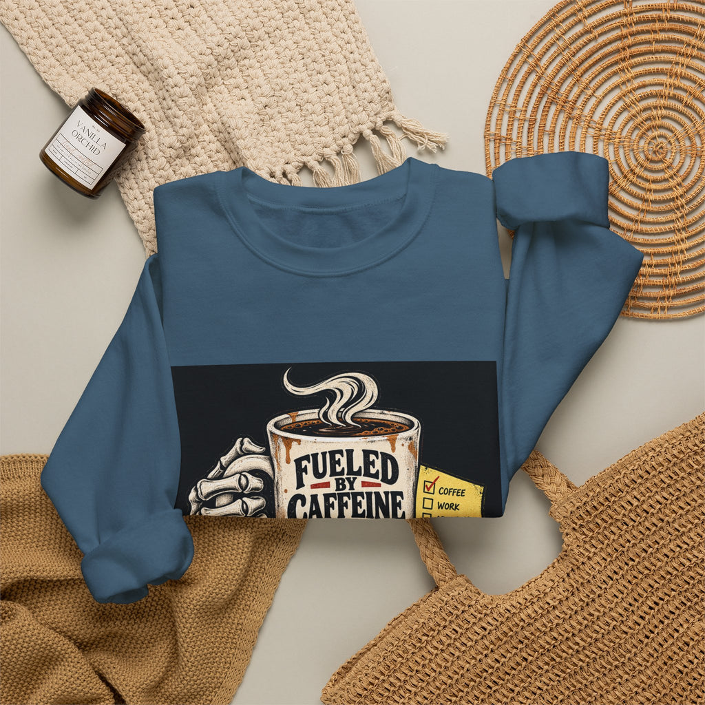 Fueled by Caffeine - Crewneck Sweatshirt
