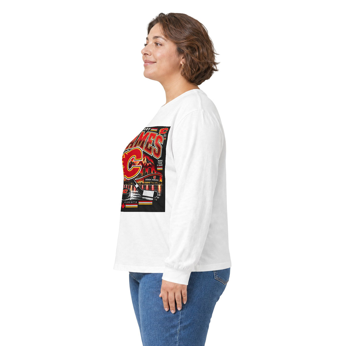 Calgary Flames Pride - Unisex Ultra Cotton Long Sleeve Tee