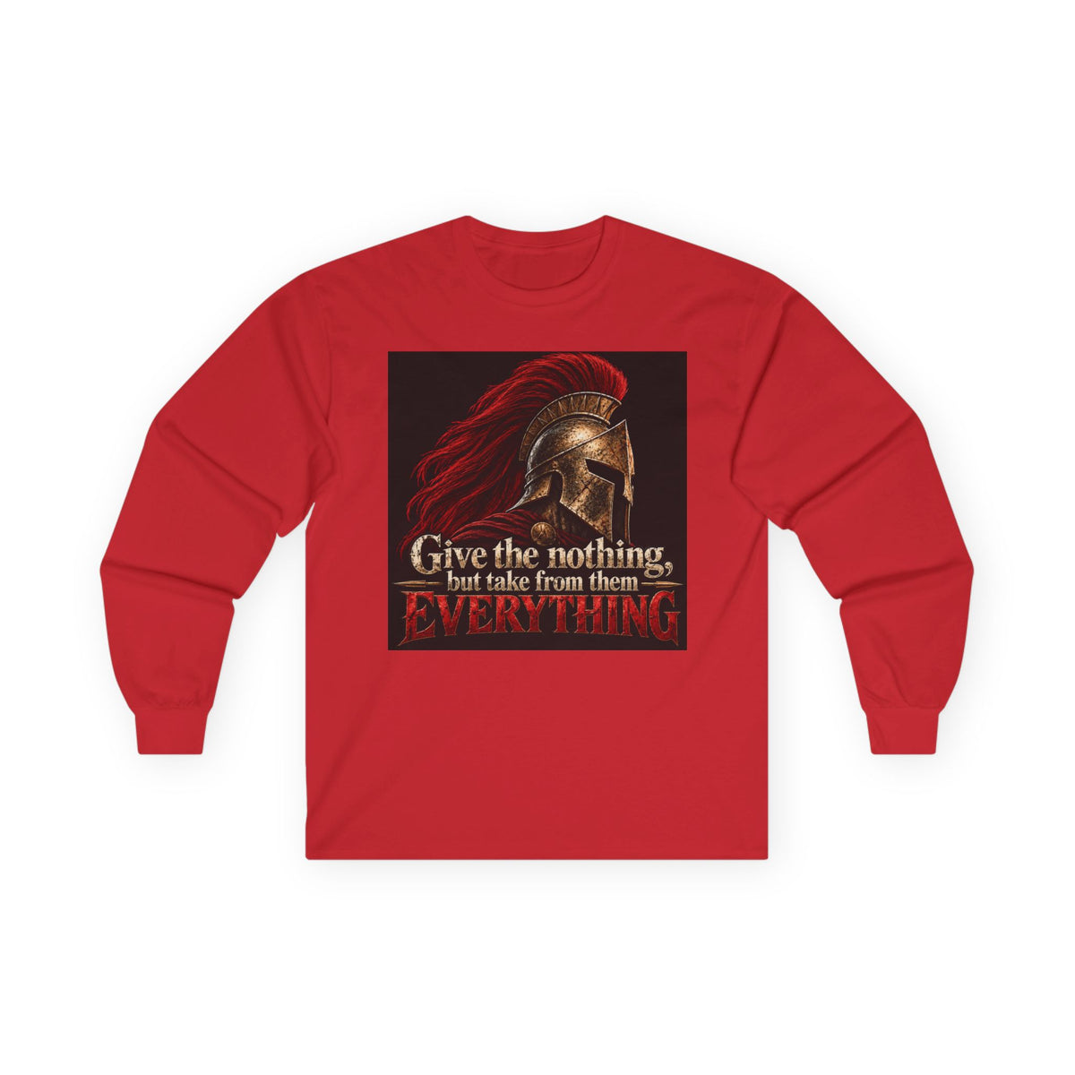 Spartan Helmet - Take Everything - Unisex Ultra Cotton Long Sleeve Tee
