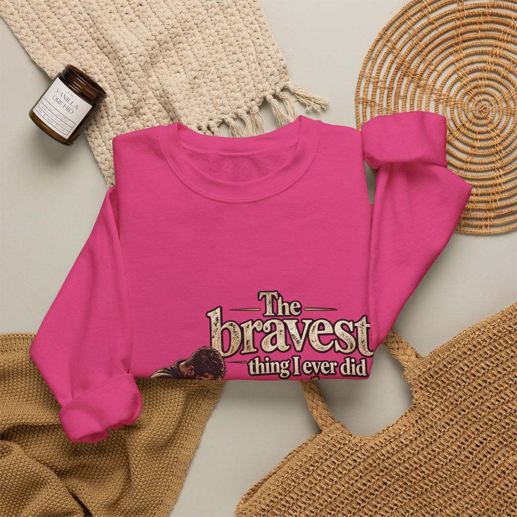 The Bravest Thing I Ever Did Was Keep Living - Crewneck Sweatshirt