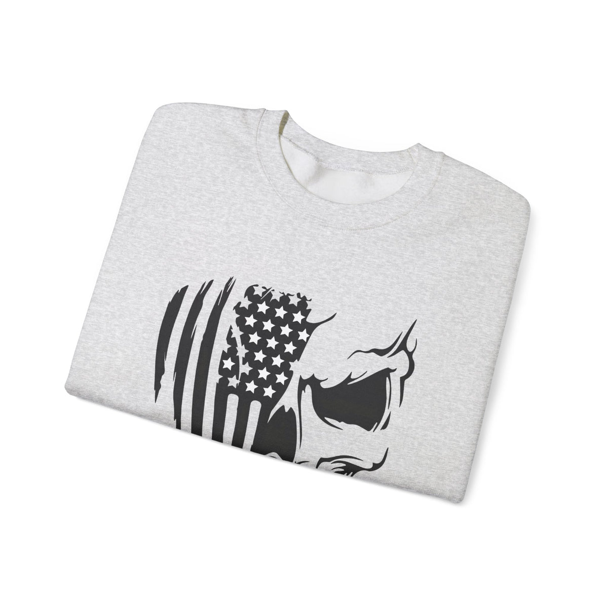Stars, Stripes & Skulls - Crewneck Sweatshirt