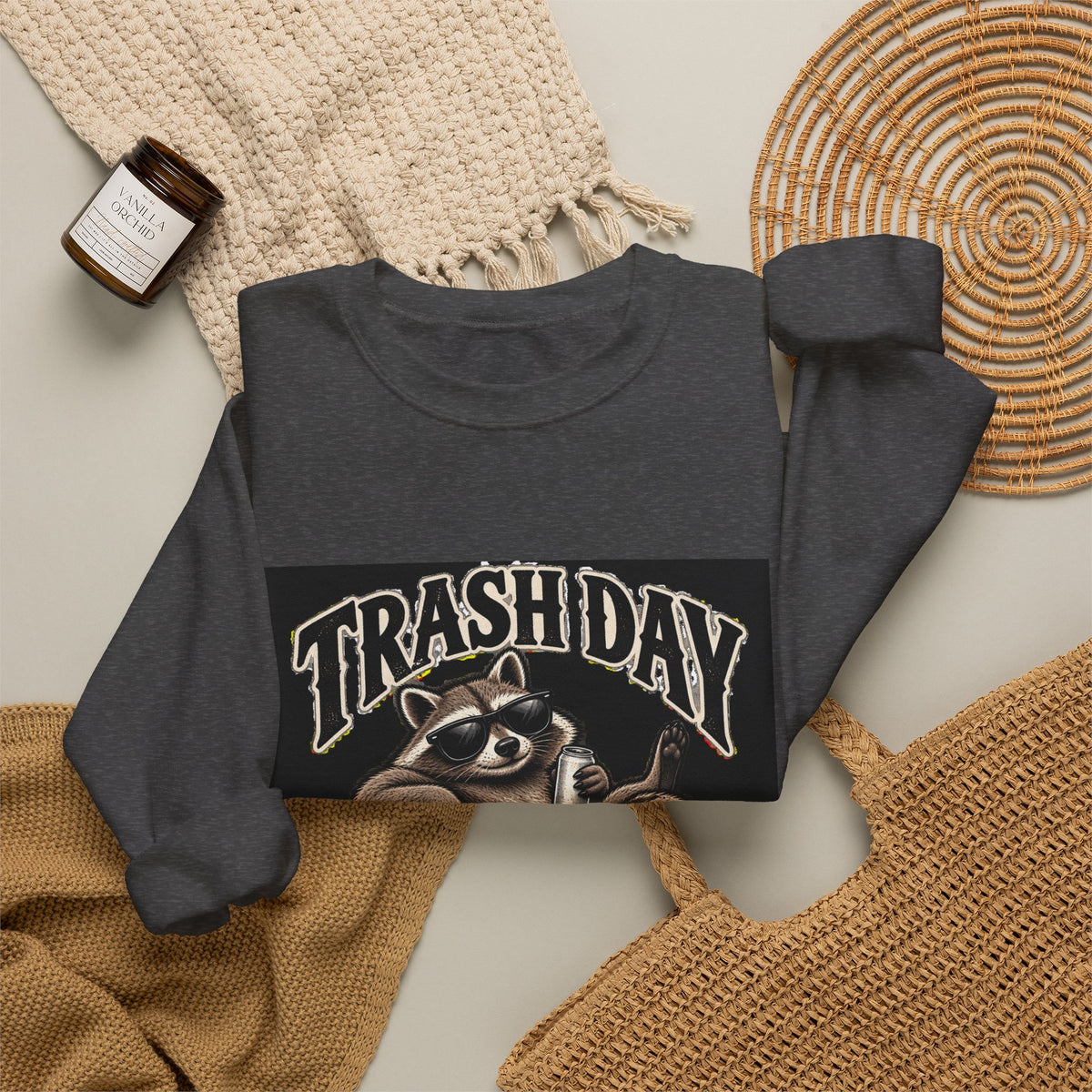 Trash Day Rest Day - Crewneck Sweatshirt