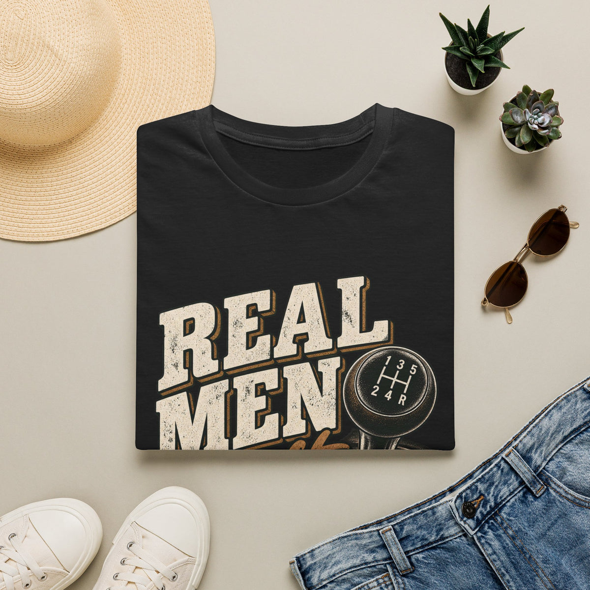Real Men Shift - Classic Tee