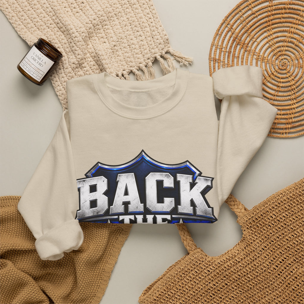 Back the Blue Shield - Crewneck Sweatshirt