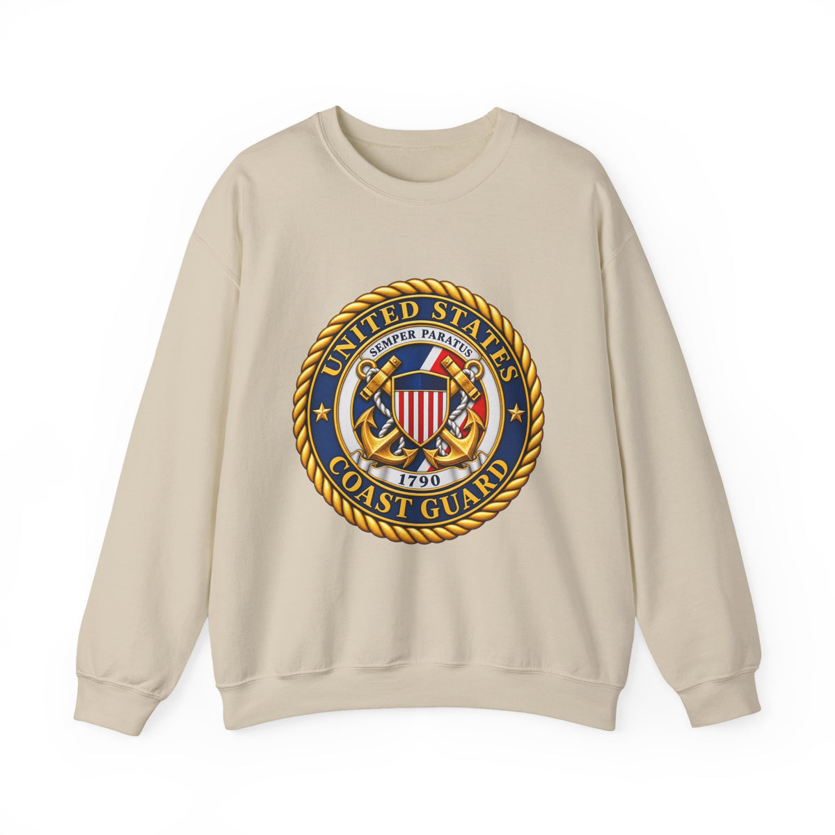 U.S. Coast Guard Emblem - Crewneck Sweatshirt