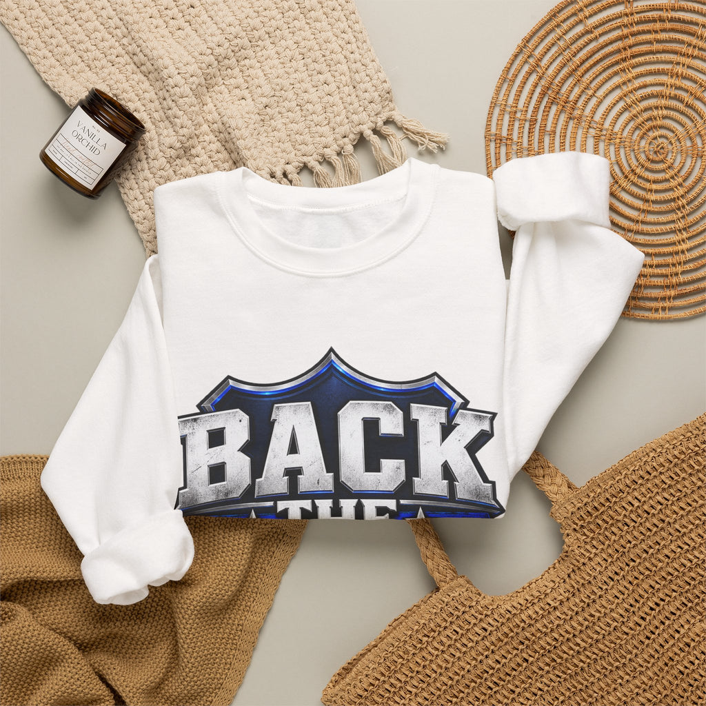 Back the Blue Shield - Crewneck Sweatshirt