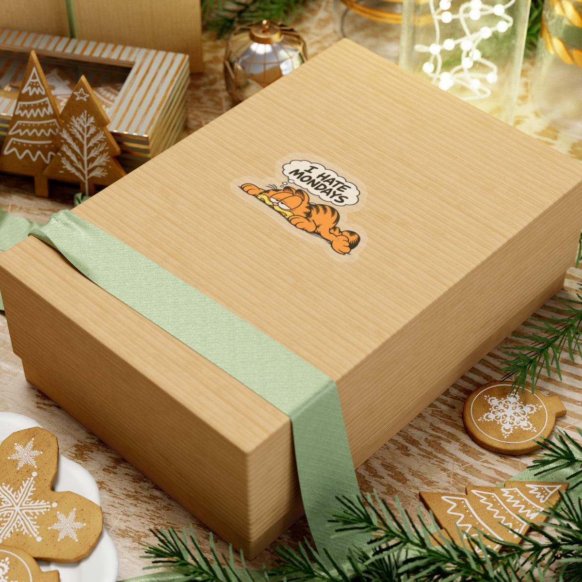 Monday Blues Garfield - Kiss-Cut Sticker