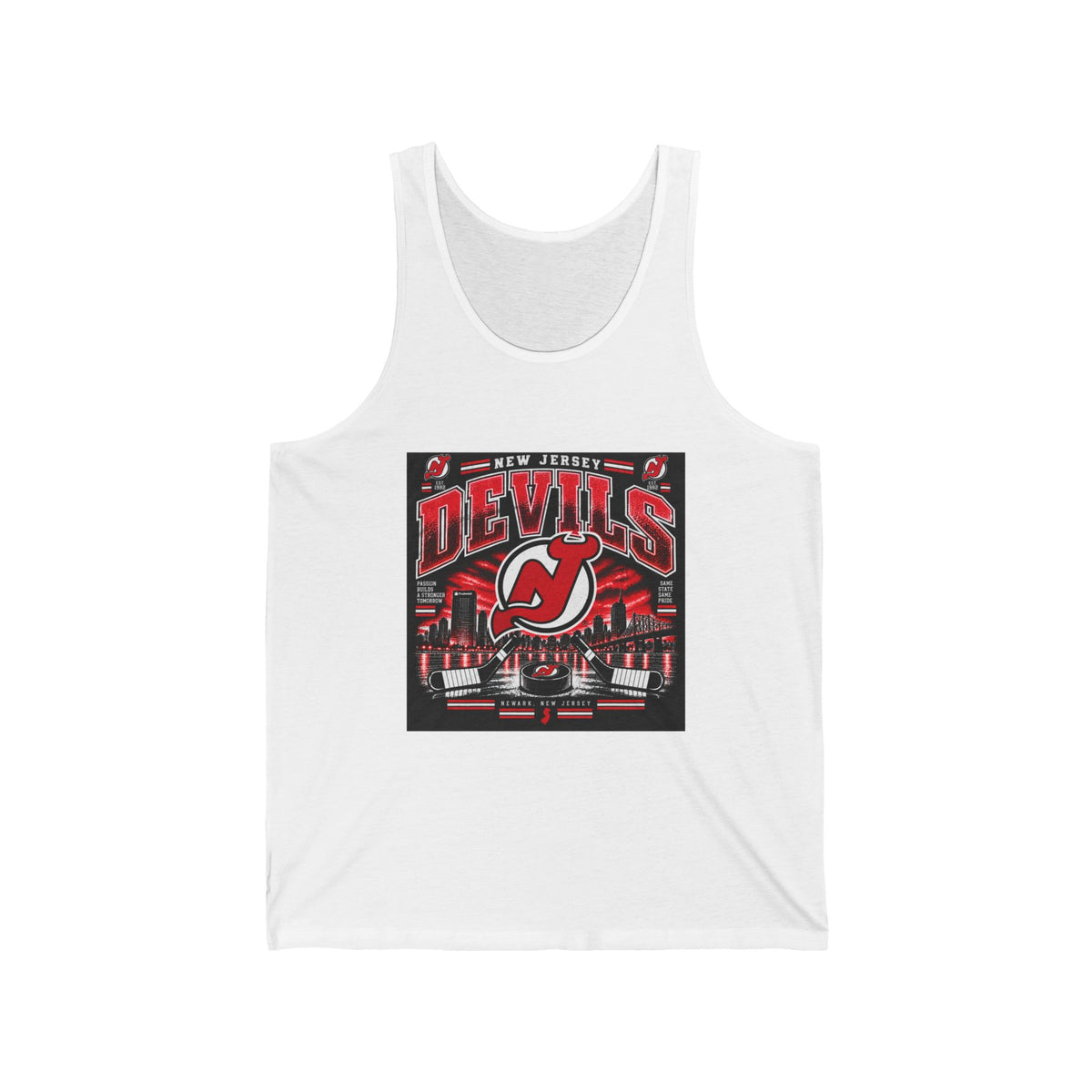 New Jersey Devils Pride - Athletic Tank