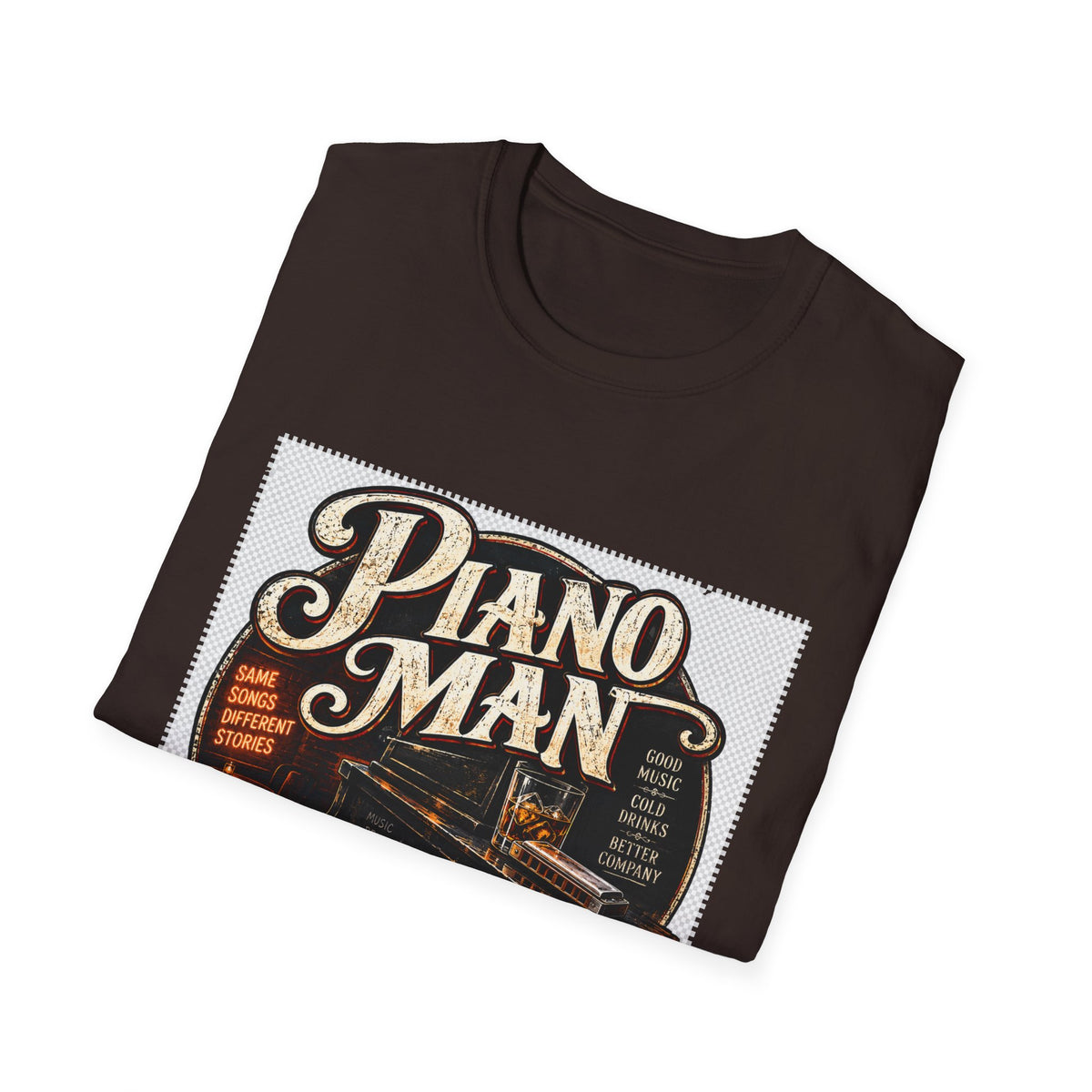 Piano Man Retro Bar - Classic Tee