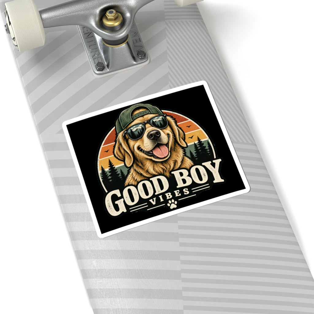Good Boy Vibes - Kiss-Cut Sticker